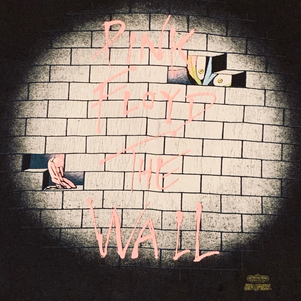 VINTAGE 1980 PINK FLOYD THE WALL BAND TEE’